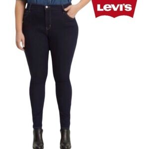 24W Plus Size Black Levi’s Signature Modern Skinny Jeans, BNWT